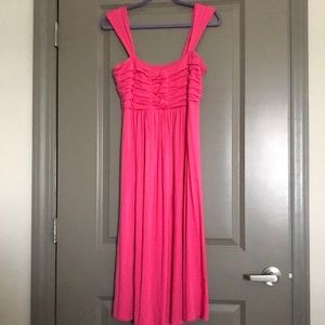 COMFY U.S.A. Pink Summer Beach Dress
